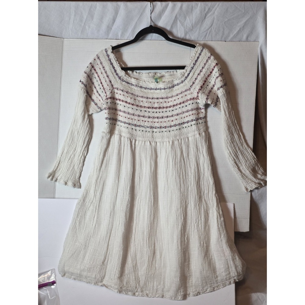 Farm Rio Long sleeve dress midi size large